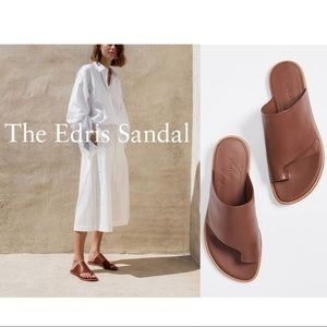 [NIB] Vince Leather Edris Sandal, Cognac, 7.5M